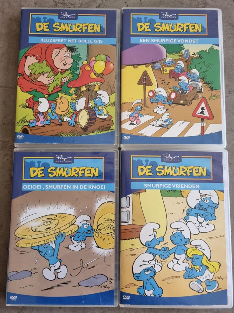 Orig,PEYO,4,DVD, DE SMURFEN,Div,Zie Info/Foto's,Igst a...., Verzamelen, Smurfen, Ophalen of Verzenden, Zo goed als nieuw, Verschillende Smurfen
