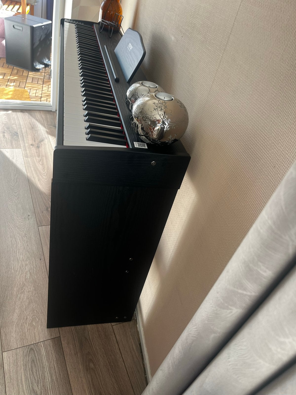 Vevor Digitaal Piano - Zwart, Zo goed als nieuw, Muziek en Instrumenten, Ophalen, Zwart, Digitaal, Zo goed als nieuw