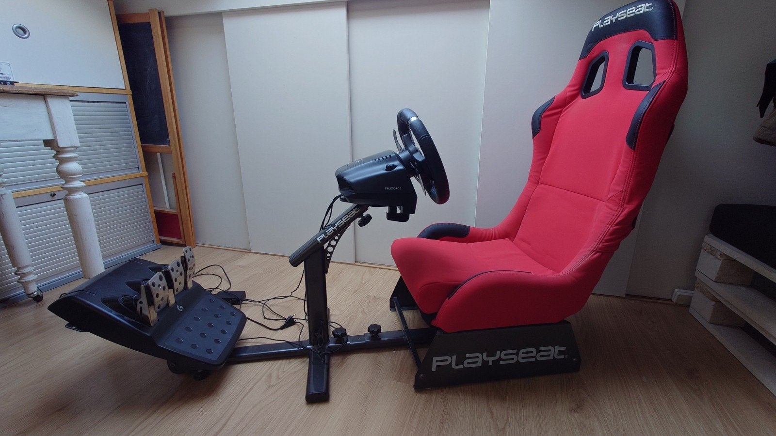 Playseat Evolution rood/zwart, Ophalen, 1 speler, Racen en Vliegen, Zo goed als nieuw