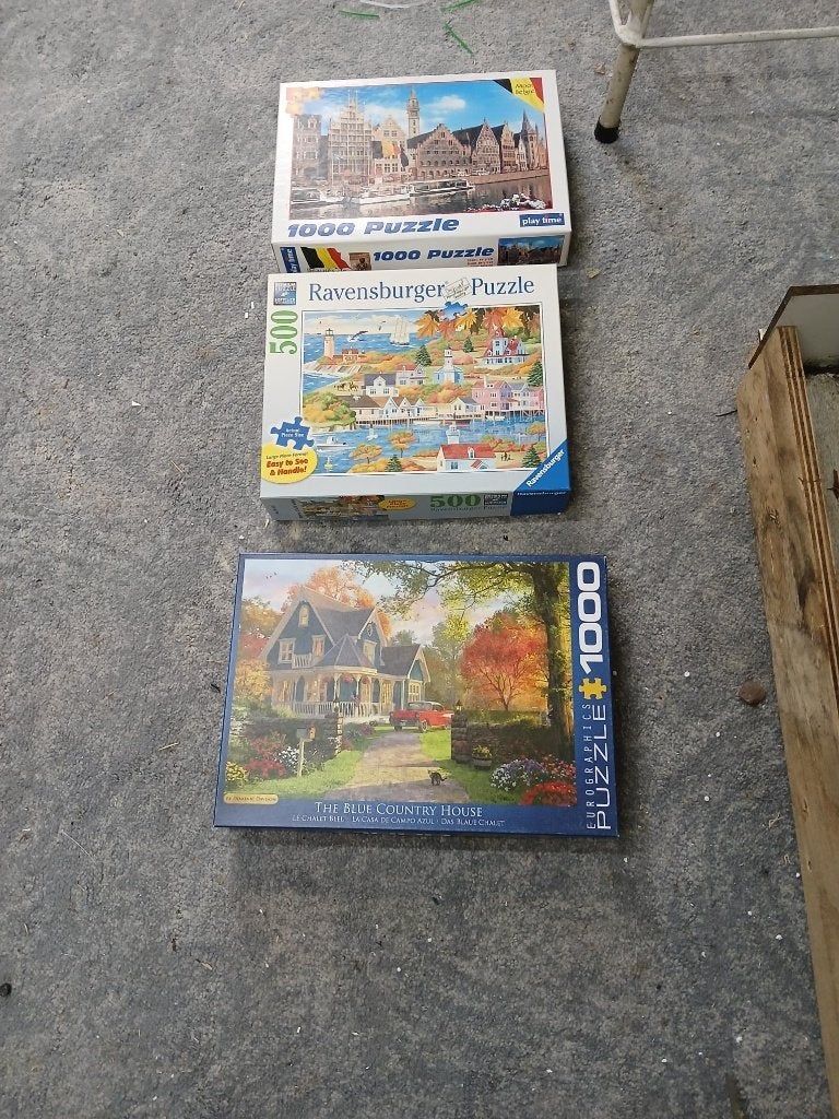 legpuzzles1000 stukjes, Ophalen, 500 t/m 1500 stukjes, Gebruikt, Legpuzzel