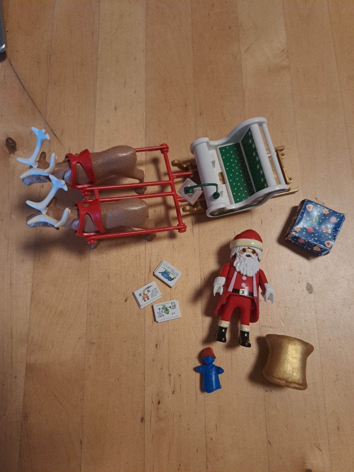 Playmobil kerst slee, Ophalen of Verzenden, Zo goed als nieuw