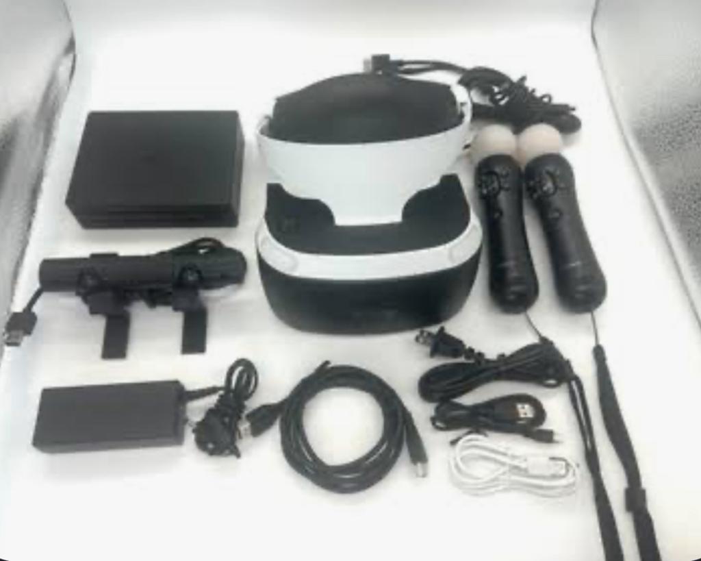 Vr set ps4 met extra kabel om ook op ps5 te spelen, Spelcomputers en Games, Virtual Reality, Ophalen of Verzenden, Gebruikt, Sony PlayStation
