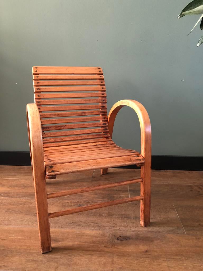 Houten peuter-/kleuterstoeltje merk Kibofa, Ophalen, Gebruikt, Stoel