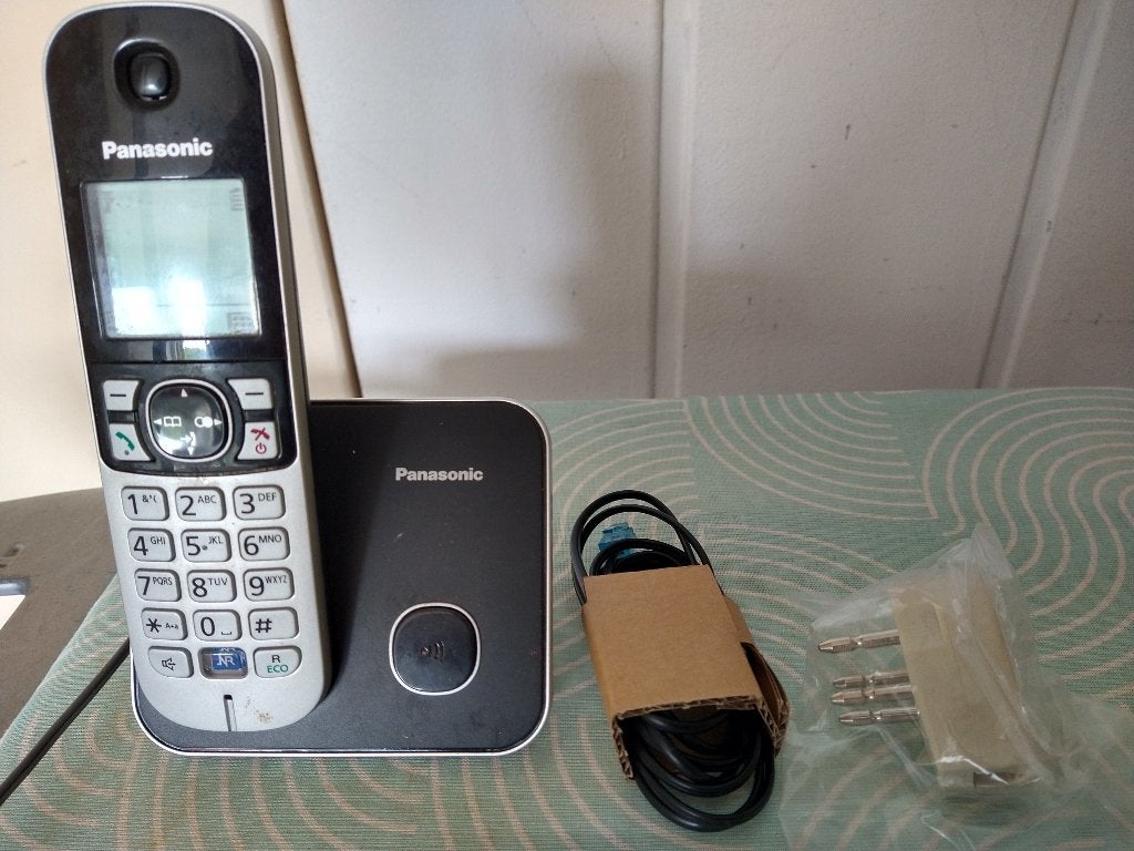 Panasonic draadloze telefoon, Verzenden, Gebruikt, 1 handset, Stralingsarm