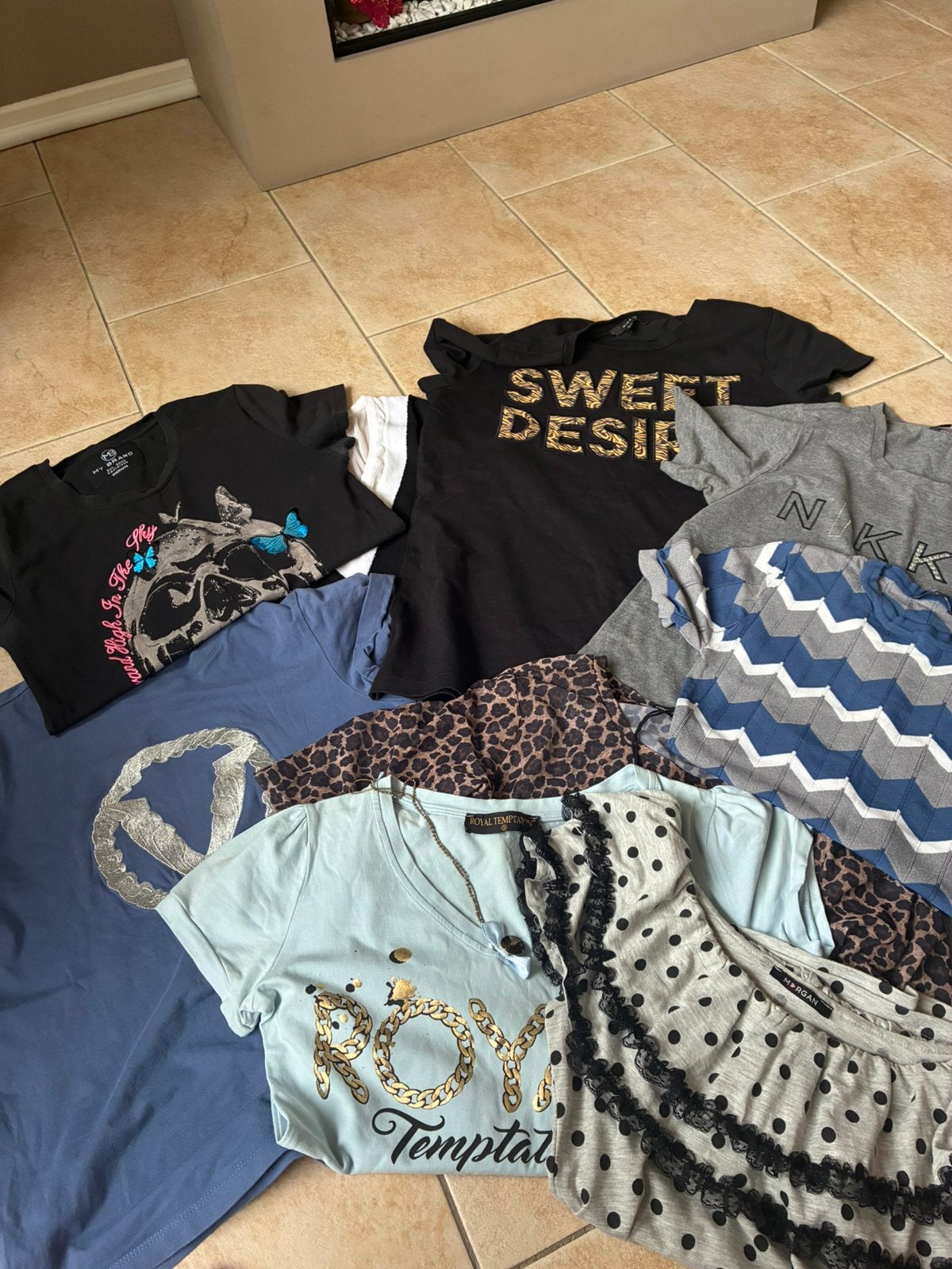 10 merkshirts teab mts, Ophalen of Verzenden, Zo goed als nieuw, Maat 36 (S)