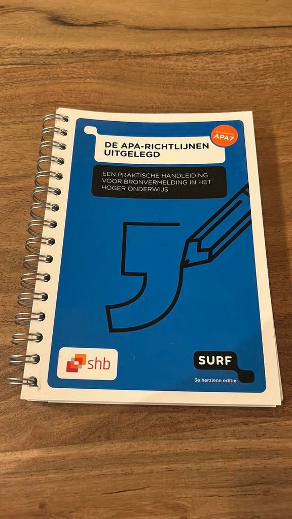 Arjan Doolaar - De APA richtlijnen uitgelegd, Boeken, Ophalen of Verzenden, Zo goed als nieuw, Arjan Doolaar; Jurgen Mollema; Nathalie van den Eerenbeemt; A...