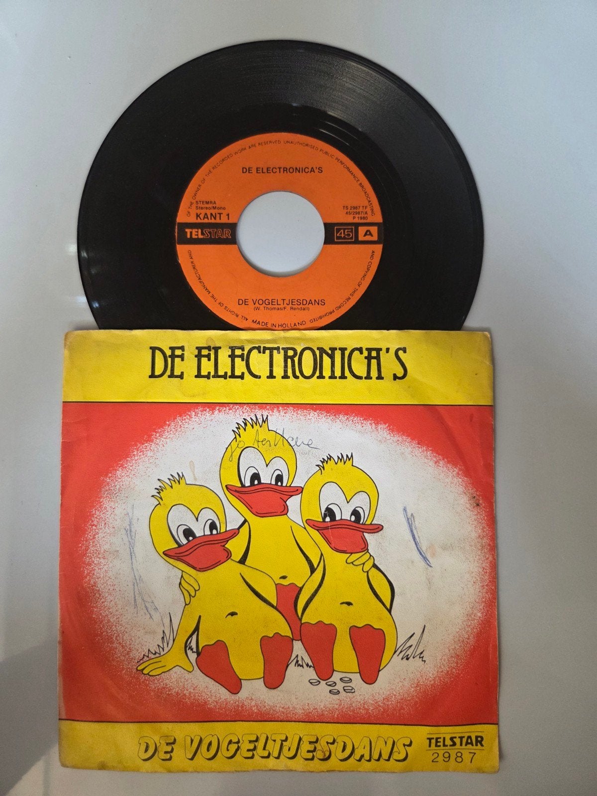 De Electronica's - De vogeltjesdans, Cd's en Dvd's, Vinyl Singles, Ophalen of Verzenden, Gebruikt, Nederlandstalig