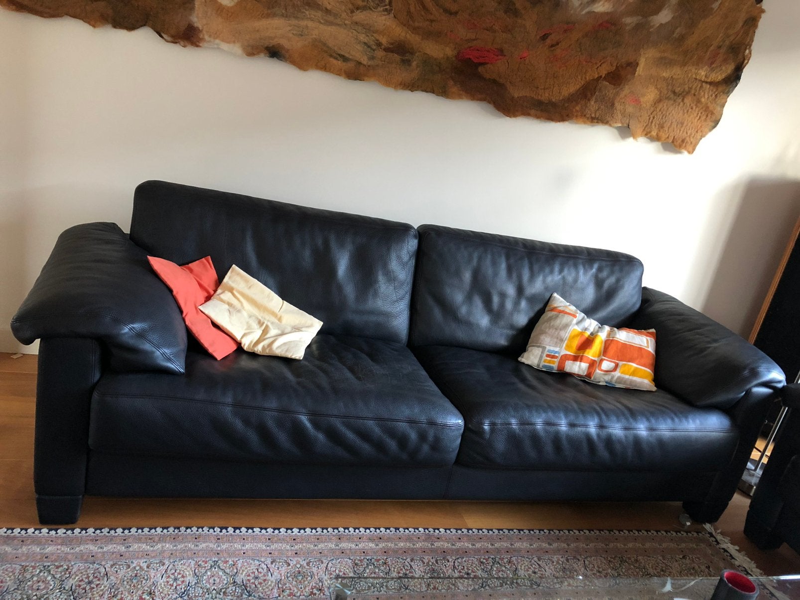 2 de Sede banken (DS 117-13 en DS 117-14), Gebruikt, Overige maten, Minder dan 75 cm, Leer