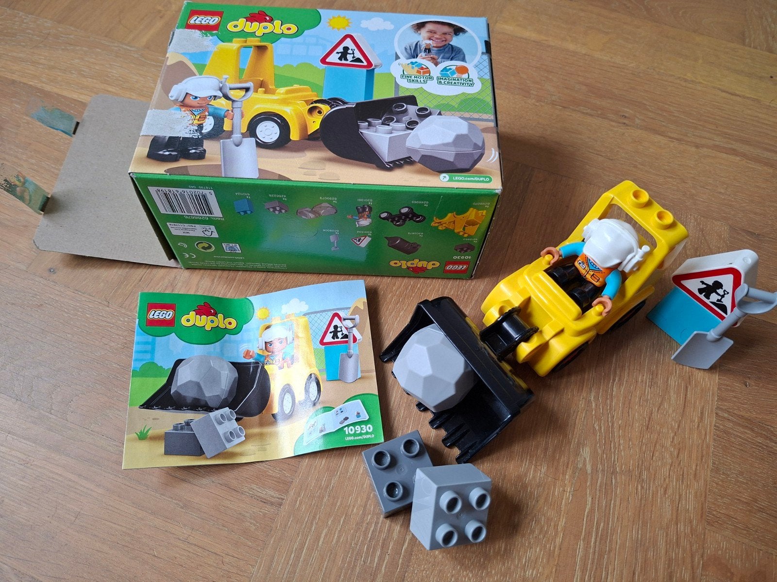Duplo bulldozer (10930), Compleet, Ophalen of Verzenden, Zo goed als nieuw, Duplo