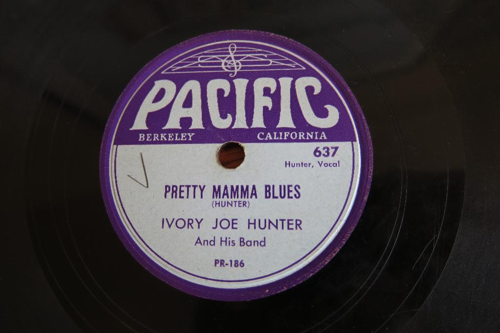 Ivory Joe Hunter Pretty Mamma Blues 78 toeren 78 rpm blues, Ophalen of Verzenden, Gebruikt, 10 inch, Blues