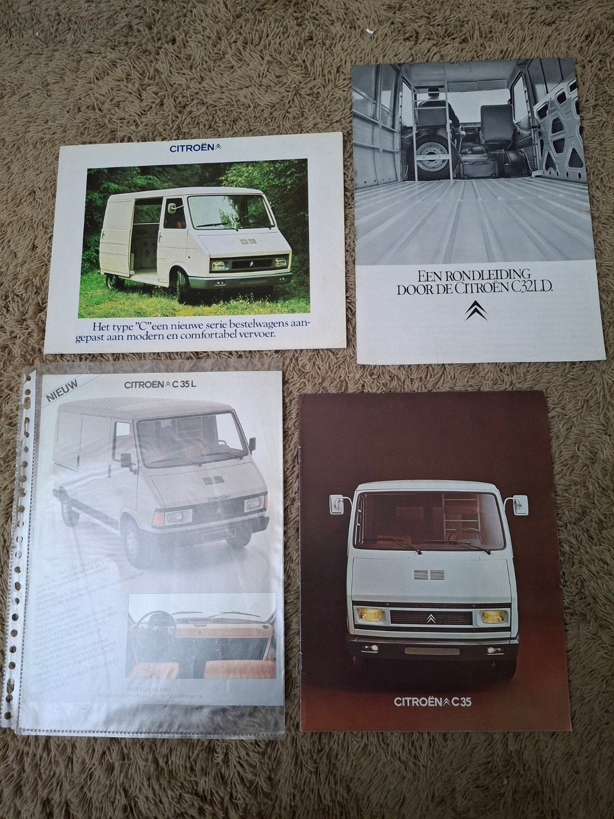 lot autofolders Citroen C32/C35, Boeken, Verzenden, Zo goed als nieuw, Citroën