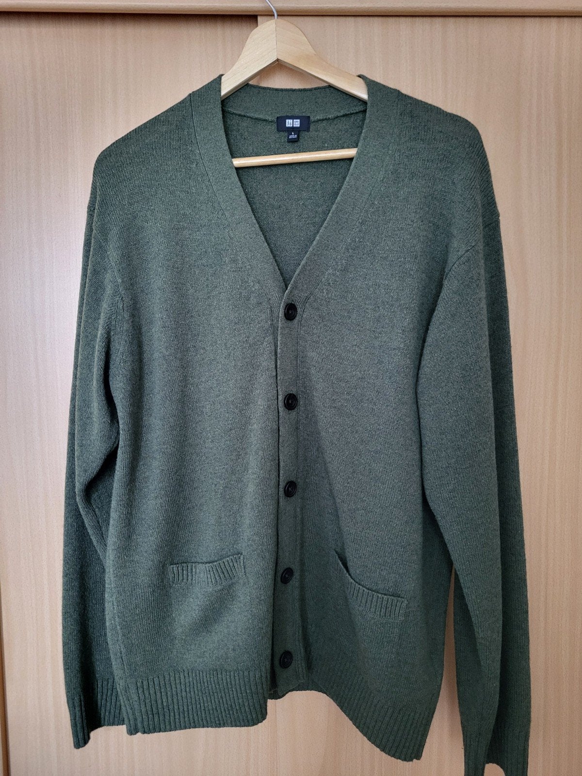 Vest Uniqlo groen L, Verzenden, Zo goed als nieuw, Groen