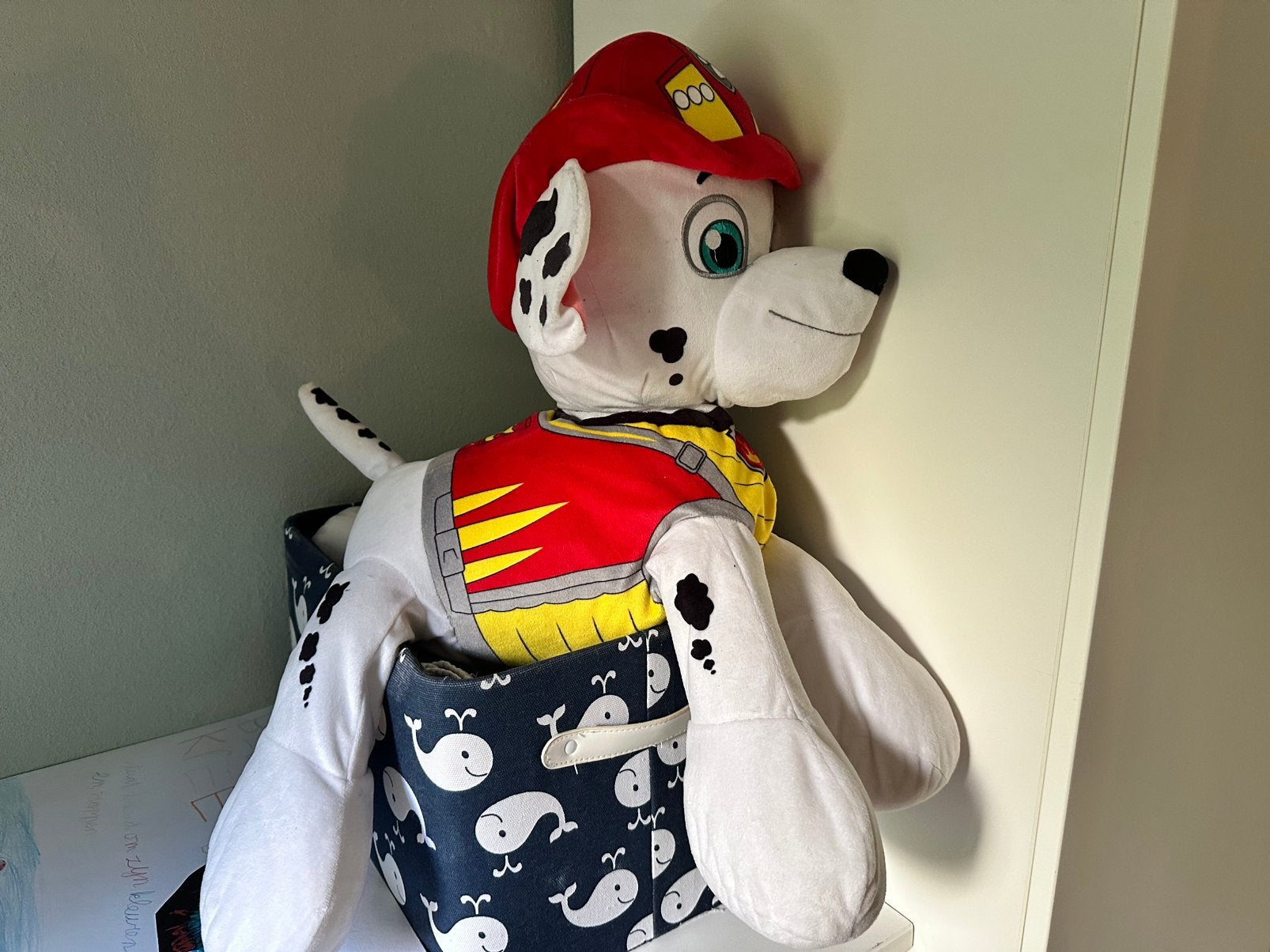 Grote Marshall paw patrol knuffel, Ophalen, Zo goed als nieuw, Hond