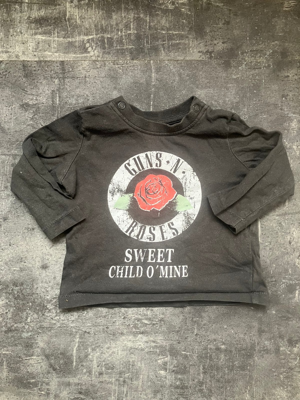 Guns N Roses shirtje, Ophalen of Verzenden, Zo goed als nieuw, Jongetje of Meisje, Shirtje of Longsleeve