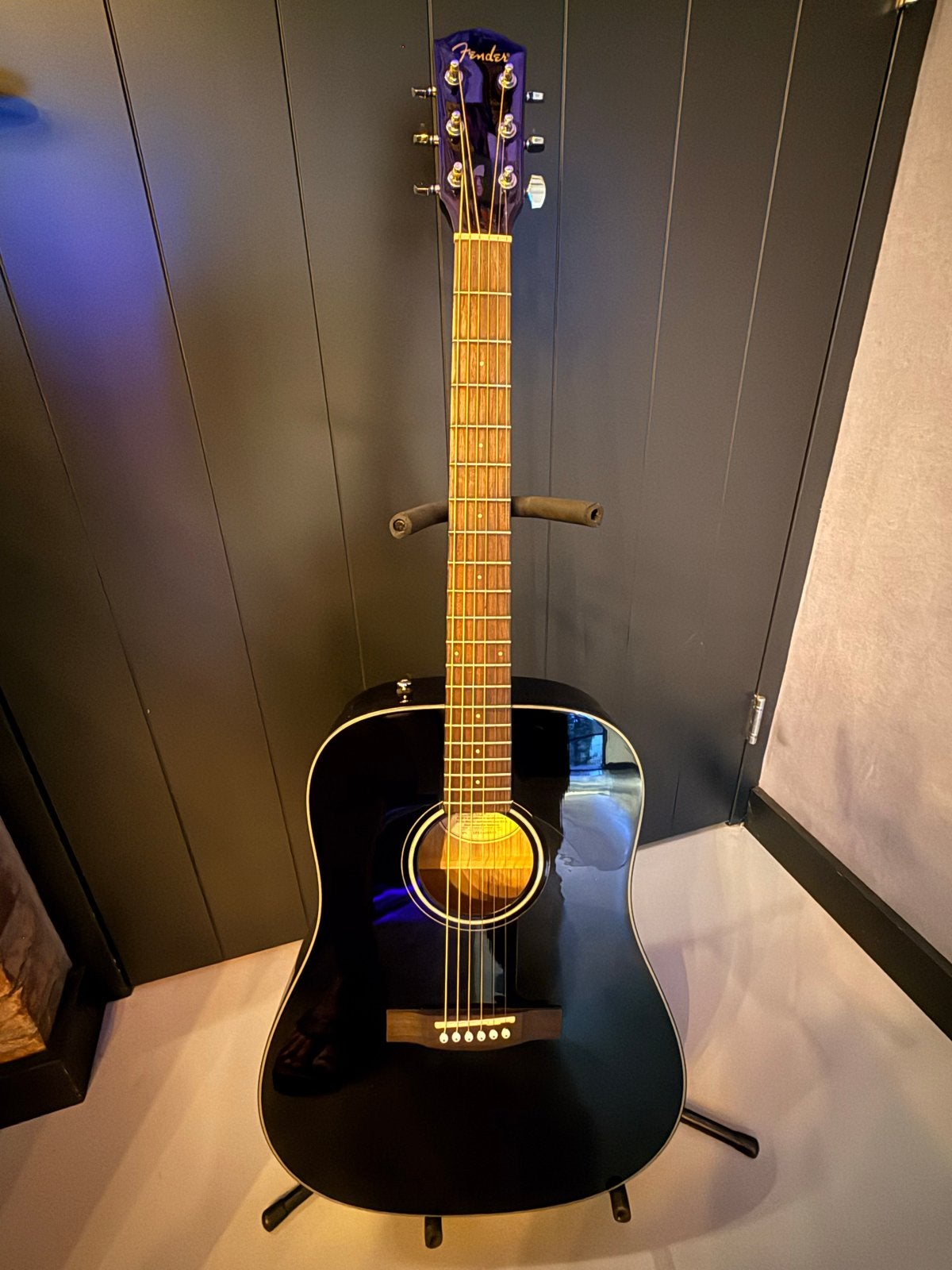 Fender CD-60 BK-DS-V2 Zwarte Western akoestische Gitaar, Ophalen, Zo goed als nieuw, Western- of Steelstringgitaar