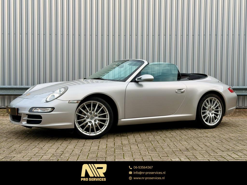 Porsche 911 Cabrio 3.6 Carrera Tiptronic | Airco | Sportuitl, Auto's, Porsche, Automaat, Achterwielaandrijving, Zwart, Cabriolet