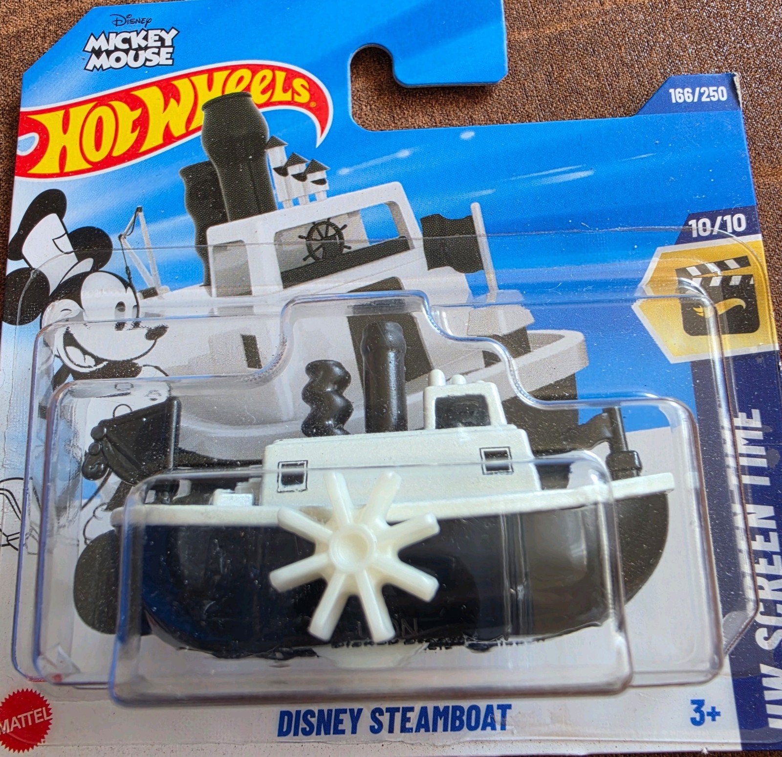 Hot Wheels Disney Steamboat Willie Mickey Mouse, Ophalen of Verzenden, Mickey Mouse, Nieuw, Beeldje of Figuurtje