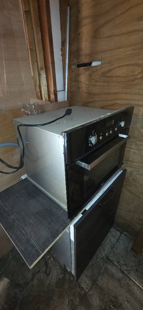 Combi oven magnetron inbouw, Ophalen, Gebruikt, Minder dan 45 cm