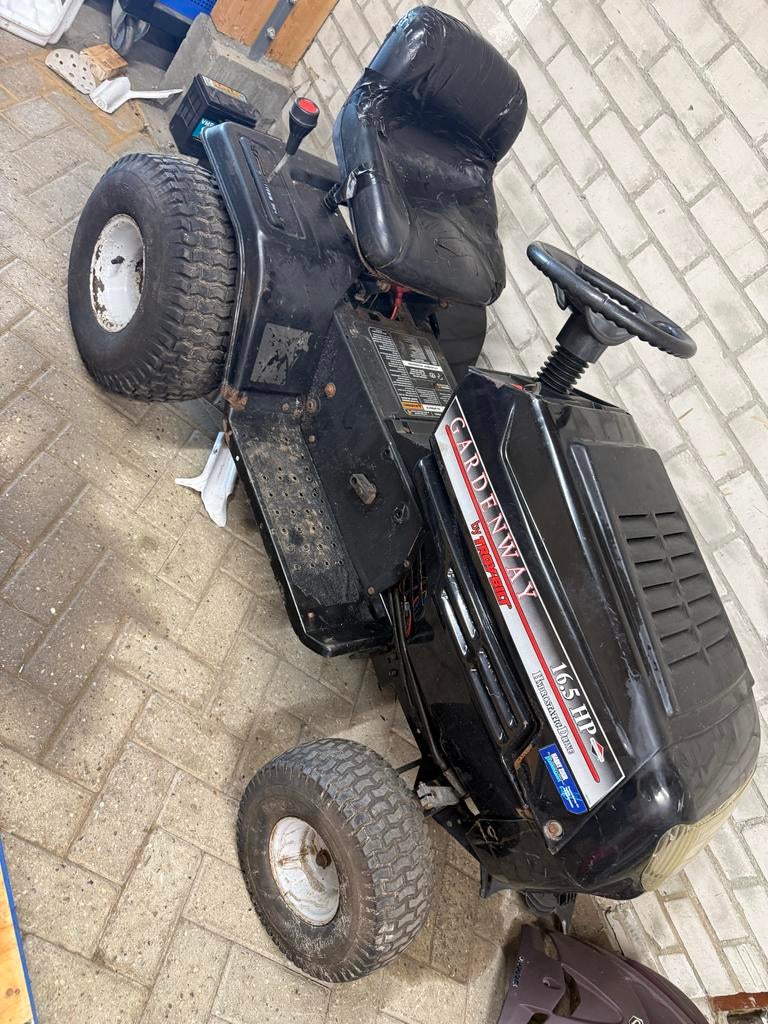 Zitmaaier 12 pk motor goede hydrostaat, Tuin en Terras, Zitmaaiers, Ophalen, Gebruikt, Elektrische starter, 90 tot 120 cm