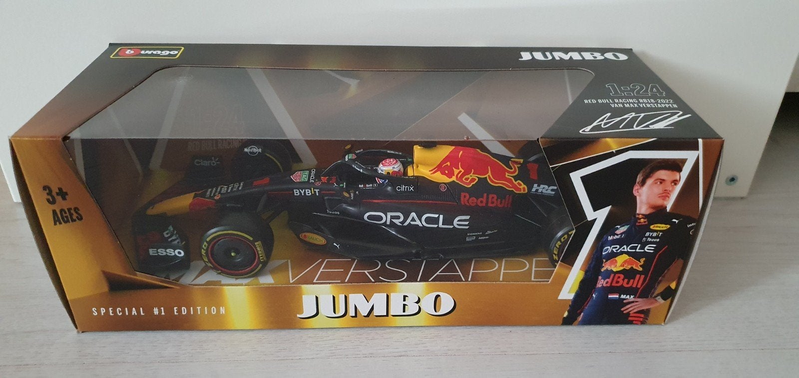 Red Bull Max Verstappen RB18 2022, Hobby en Vrije tijd, Modelauto's | 1:24, Ophalen of Verzenden, Nieuw, Bburago