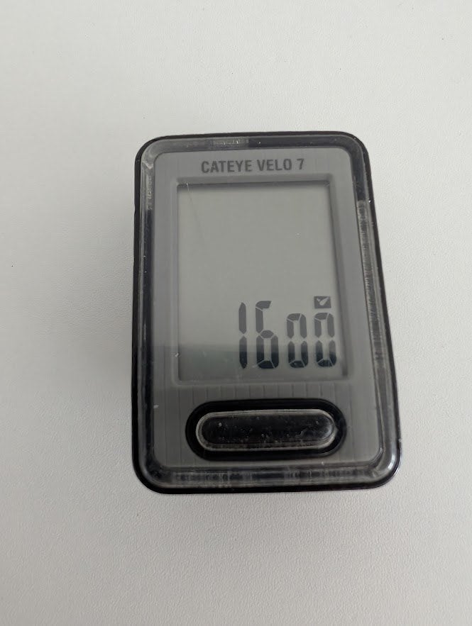 Velo 7 bedrade fietscomputer, Ophalen of Verzenden, Gebruikt