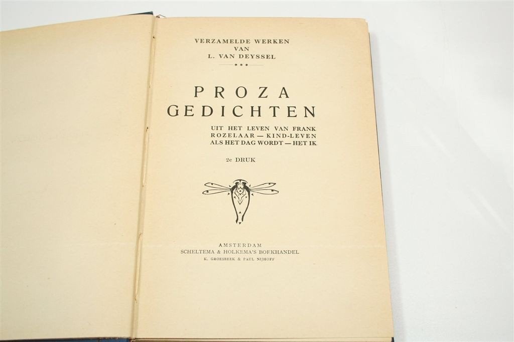 Proza Gedichten — Lodewijk van Deyssel 1920, Ophalen of Verzenden, Gelezen