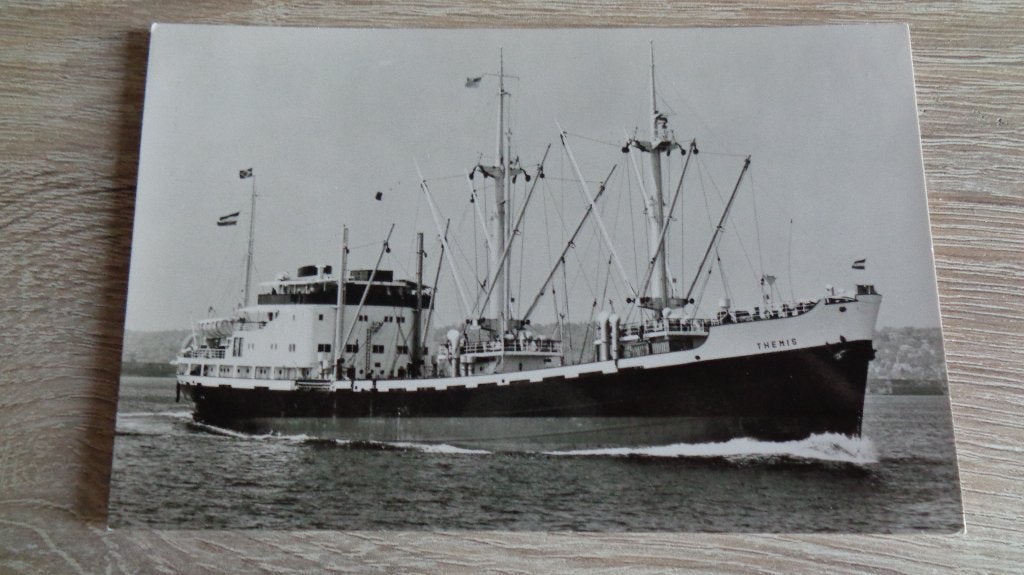 m.s. Themis, Verzenden, Gebruikt, Kaart, Foto of Prent