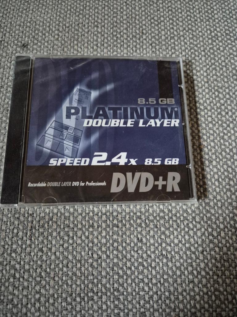 Platinum Double Layer DVD+R 8.5 GB 2.4x - Nieuw in seal, Ophalen of Verzenden, Nieuw, Dvd