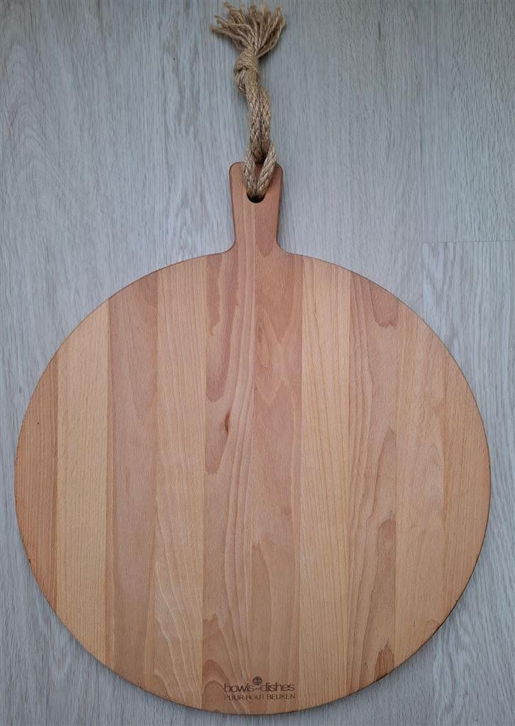 Beuken broodplank Bowls en Dishes, doorsnede ong. 40,5 cm, Ophalen of Verzenden, Zo goed als nieuw