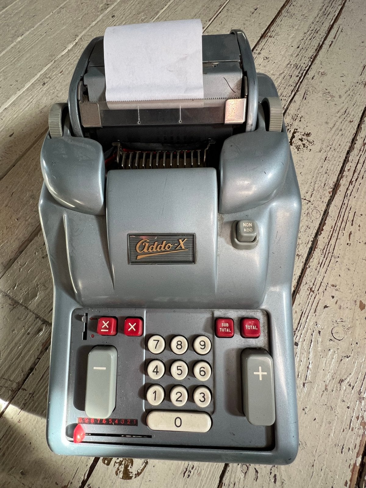 Vintage Addo-X Rekenmachine - Zweeds Design, Ophalen of Verzenden