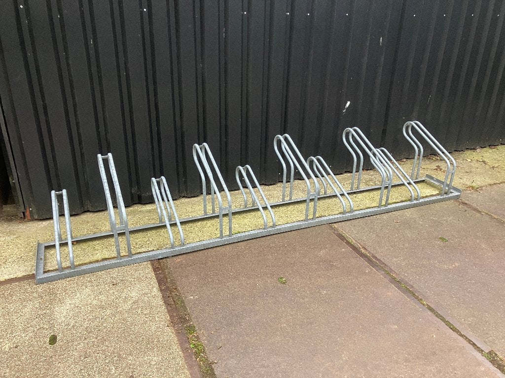 Fietsenrek voor 10 fietsen, Ophalen, Gebruikt