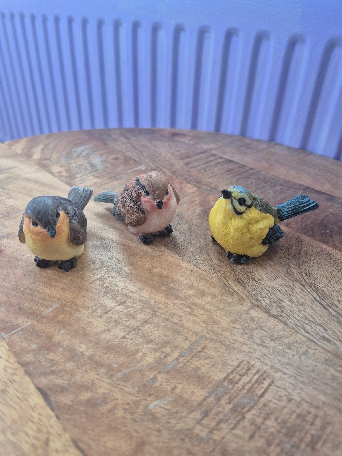 Set van 3 decoratieve vogeltjes, Meerkleurig, Overige materialen, Overige stijlen, Ophalen of Verzenden