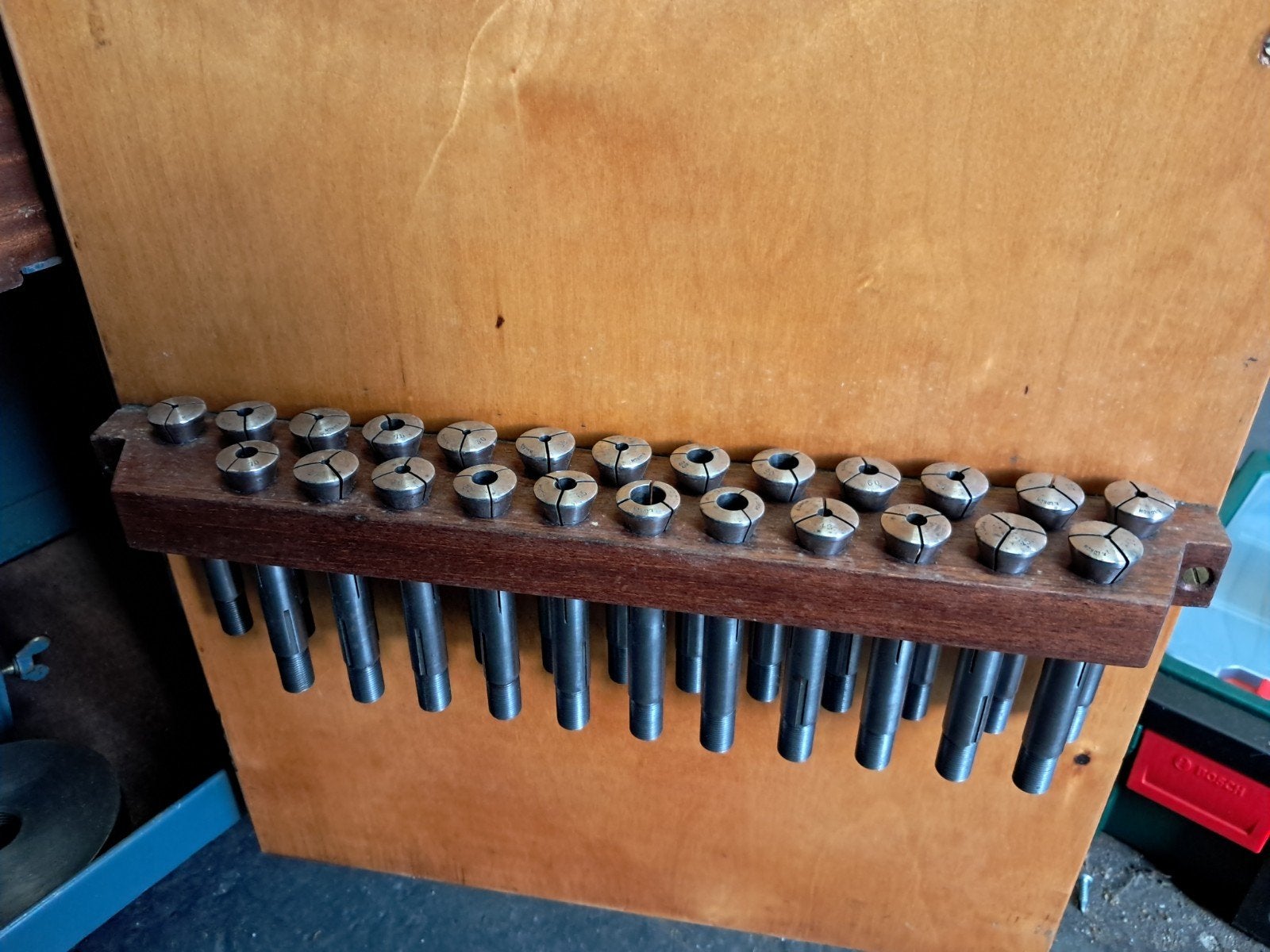 Complete set spantangen voor Myford draaibank, Ophalen of Verzenden, Metaaldraaibank