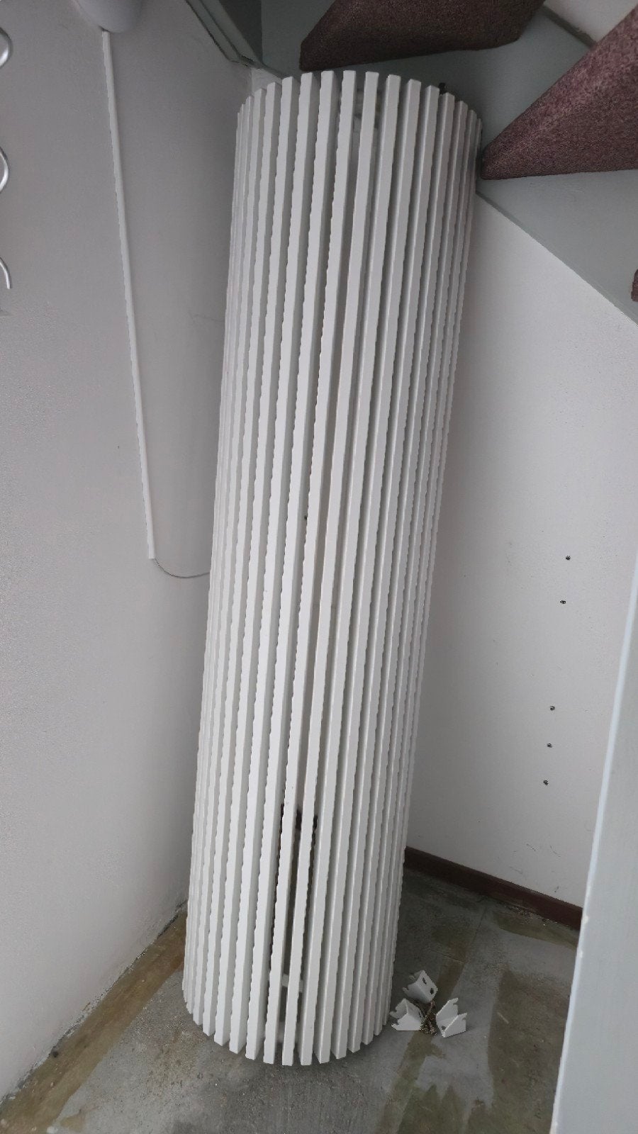 Vasco Zana ZV-O designradiator halfrond 473x1800 mm wit, Doe-het-zelf en Verbouw, Verwarming en Radiatoren, Ophalen