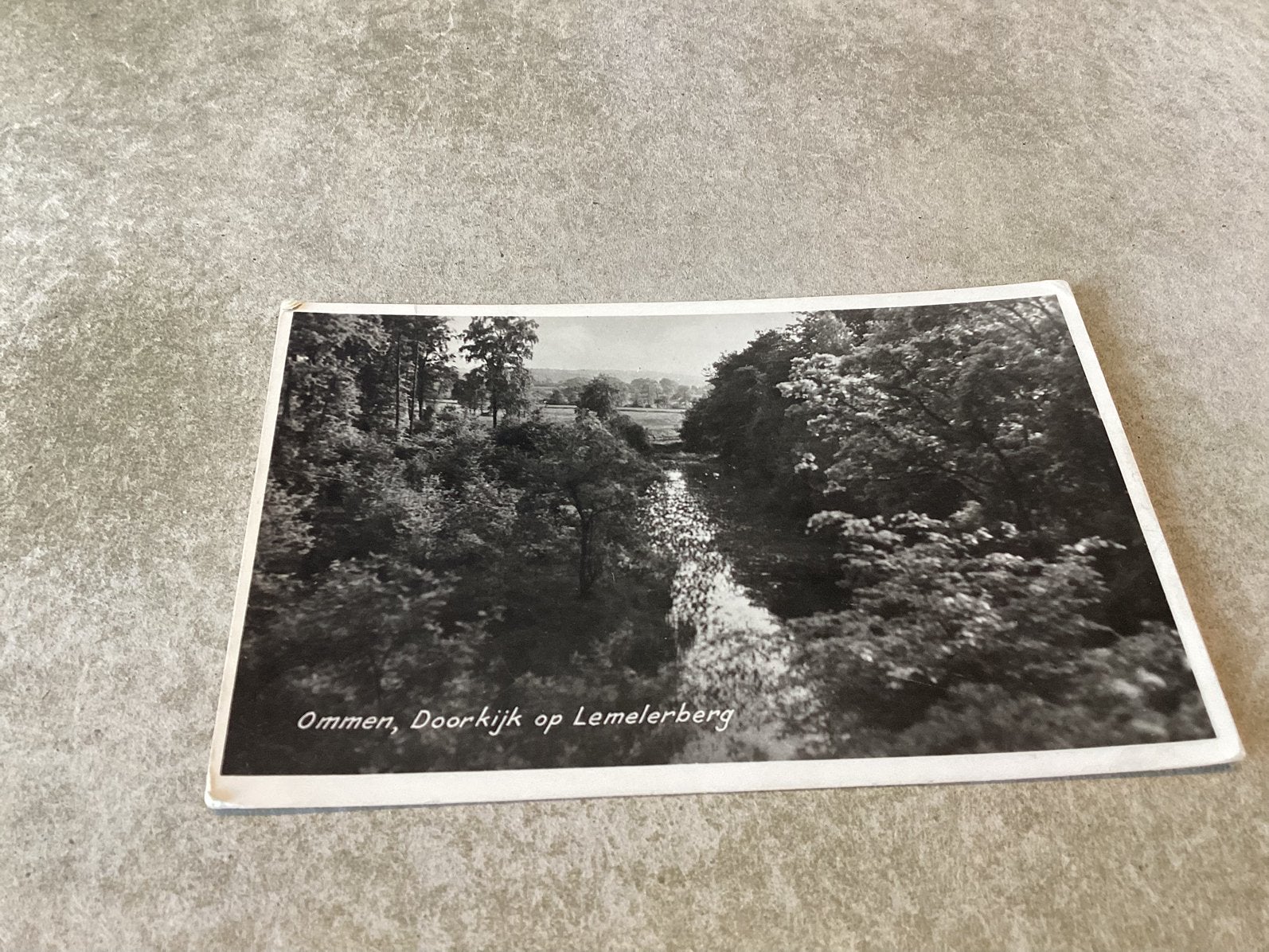 Ommen.     Doorkijk op Lemelerberg    1951, Ophalen of Verzenden, 1940 tot 1960, Overijssel