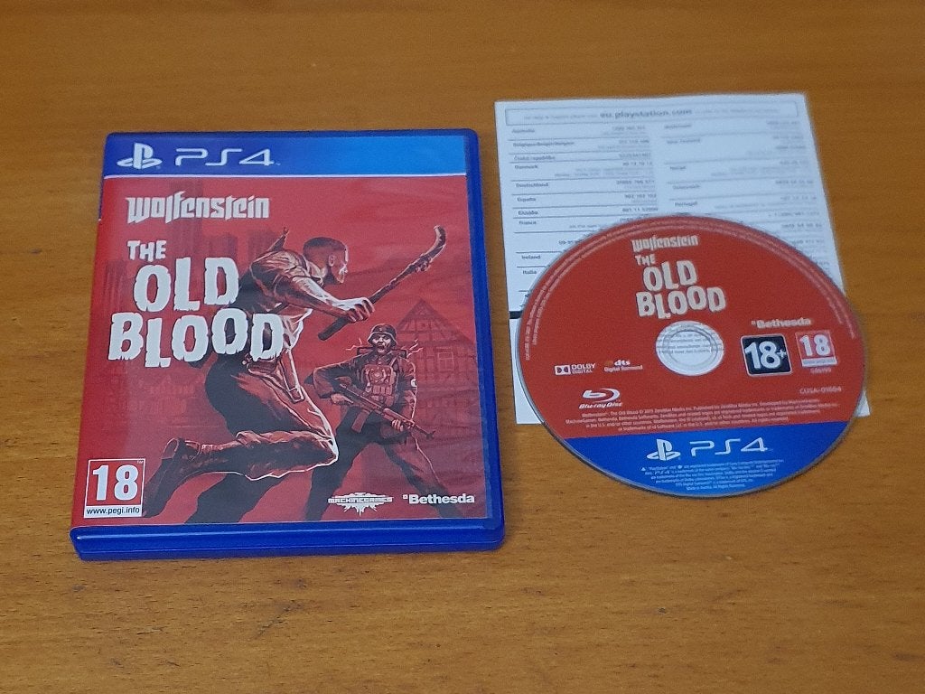 PS4 | Wolfenstein The Old Blood, Spelcomputers en Games, Games | Sony PlayStation 4, Gebruikt, Vanaf 18 jaar, Shooter, 1 speler