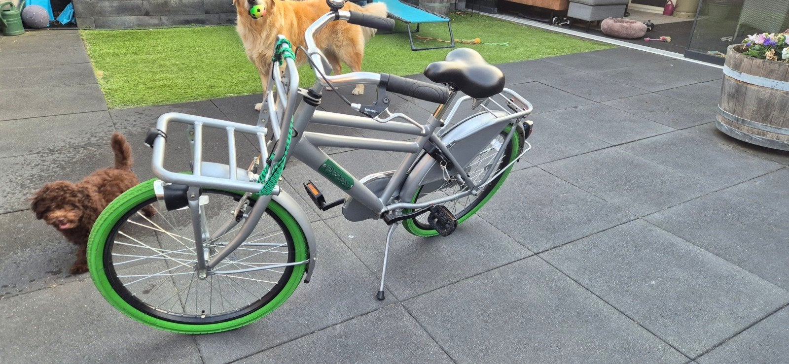 Popal Daily Dutch Basic fiets 22 inch, Terugtraprem, Gebruikt, Minder dan 47 cm, Ophalen