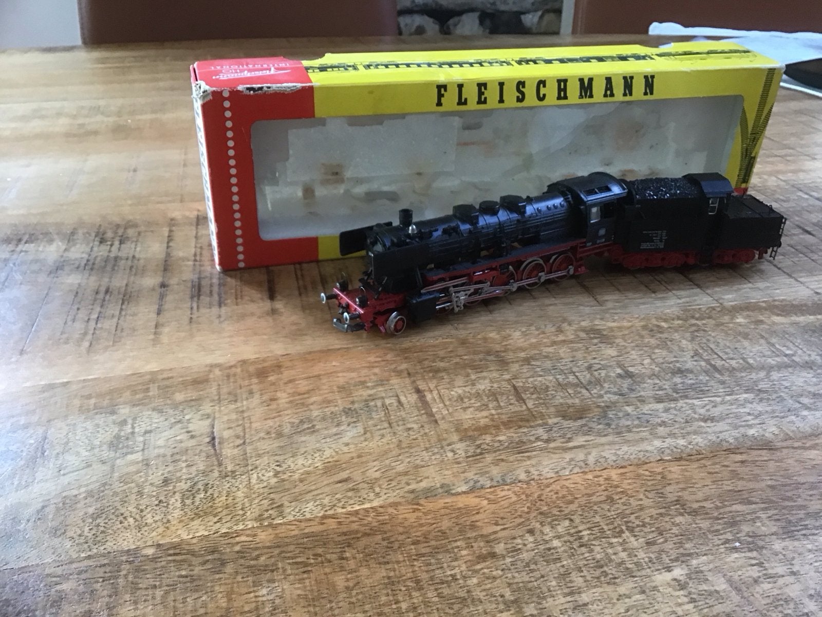 Fleischmann Locomotief 4175 met doos, Fleischmann, Ophalen of Verzenden, Zo goed als nieuw, Analoog
