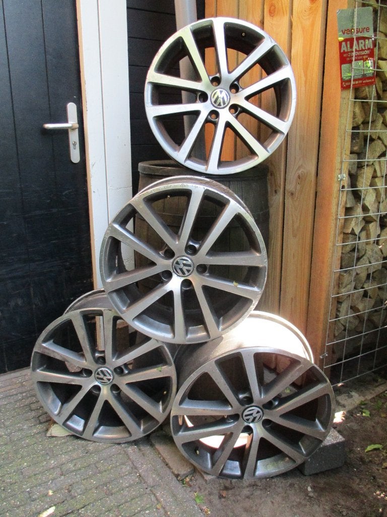 velgen volkswagen golf, Auto-onderdelen, Banden en Velgen, Ophalen, 18 inch, Gebruikt, Velg(en)