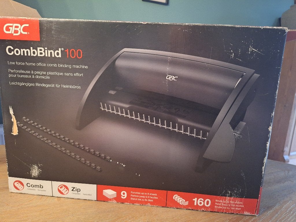 Inbindmachine, Diversen, Ophalen, Zo goed als nieuw