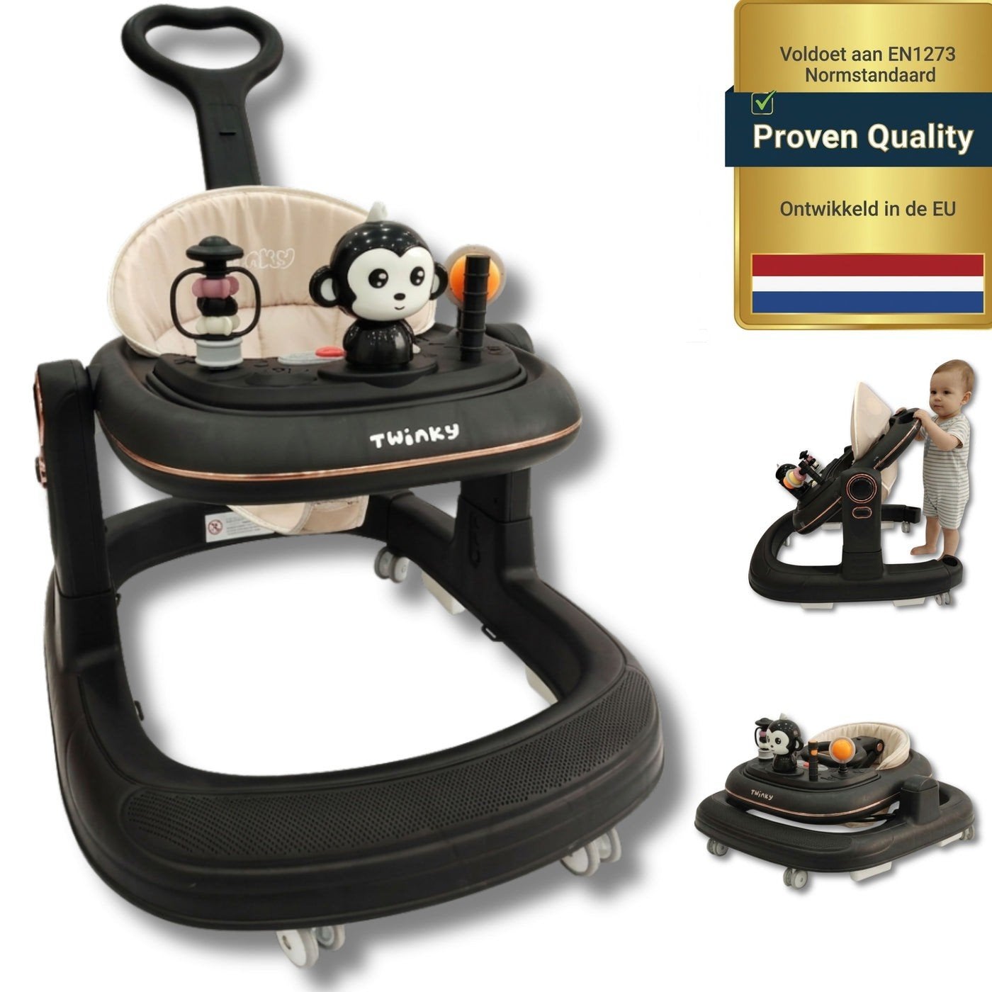 twinky baby walker go 2 in 1 loopstoel, Ophalen of Verzenden, Zo goed als nieuw, Overige typen