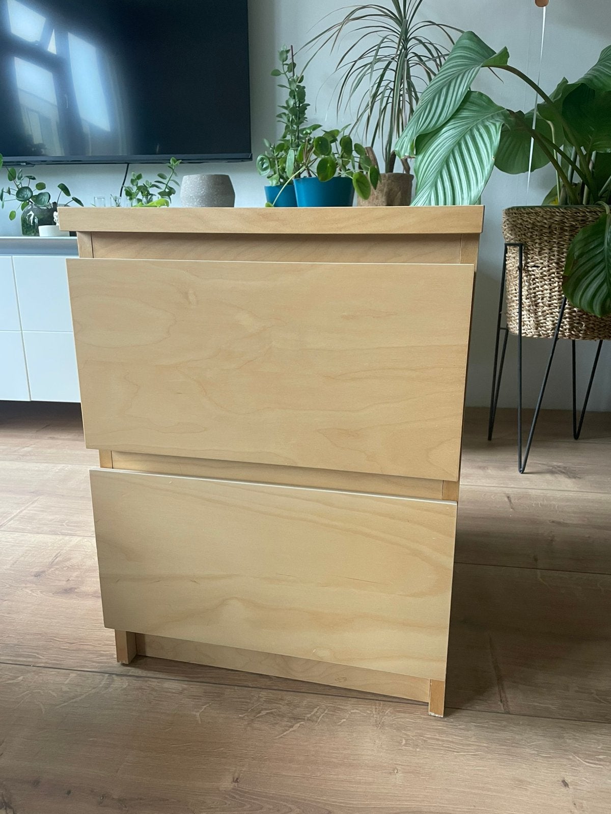 Ikea MALM ladekast, Huis en Inrichting, Kasten | Ladekasten, Ophalen, Minder dan 50 cm, Gebruikt, 1 of 2 laden