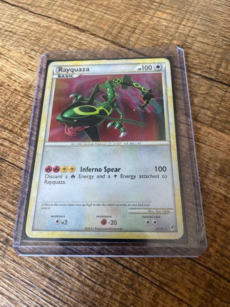 Rayquaza 2011 call of legends 20/95, Ophalen of Verzenden, Gebruikt, Losse kaart, Foil