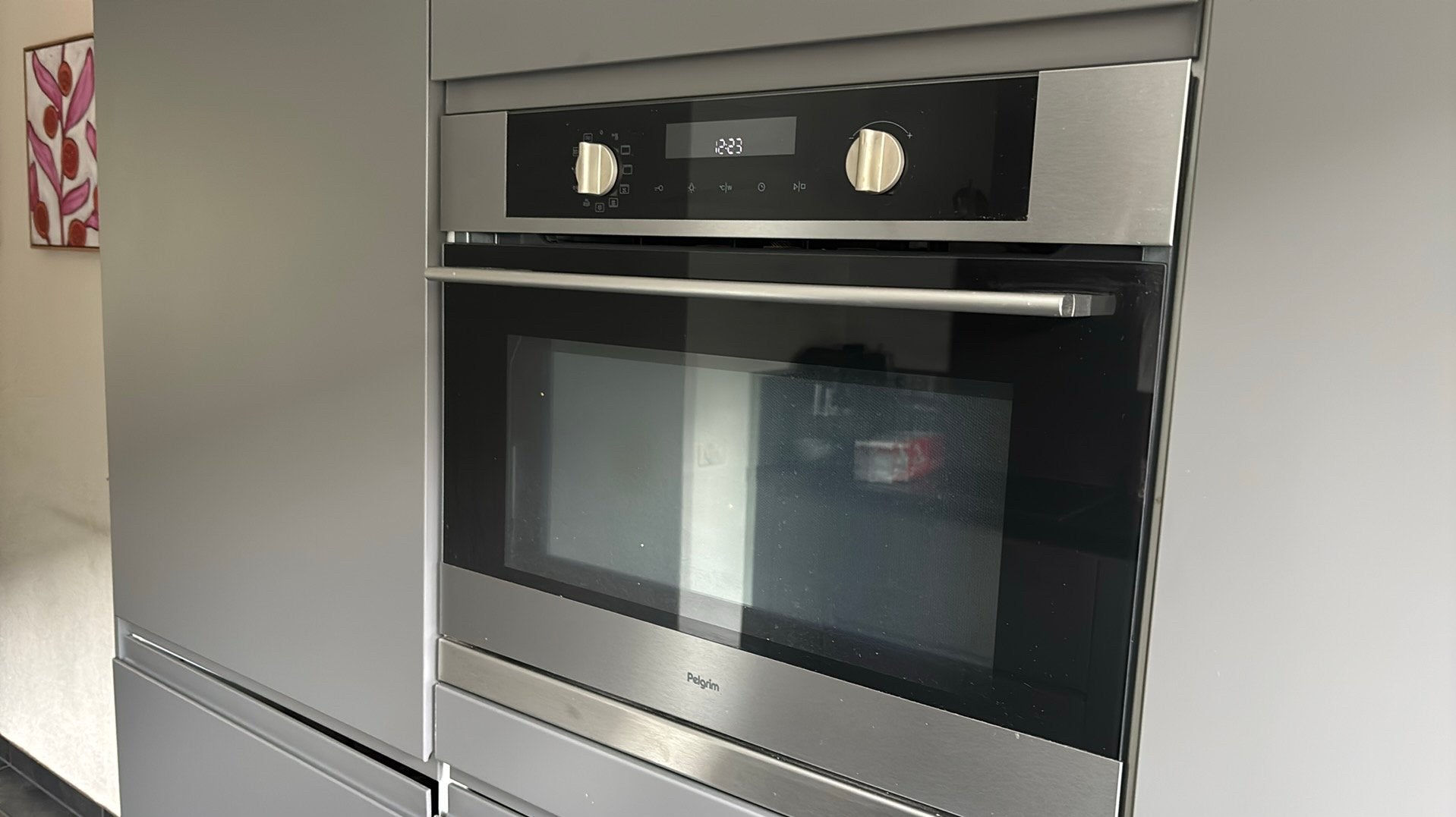 Inbouw combi oven/magnetron, Ophalen, 45 tot 50 cm, Gebruikt, Pelgrim
