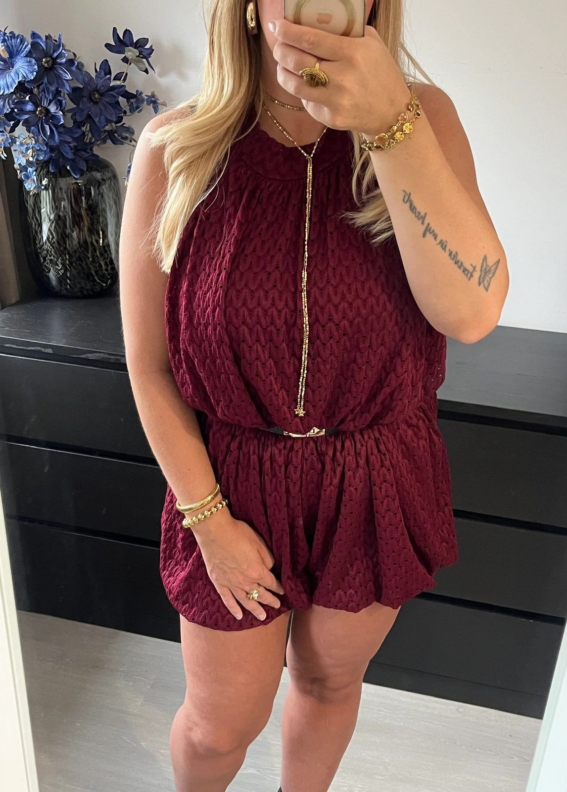 Playsuit, Verzenden, Nieuw, Rood