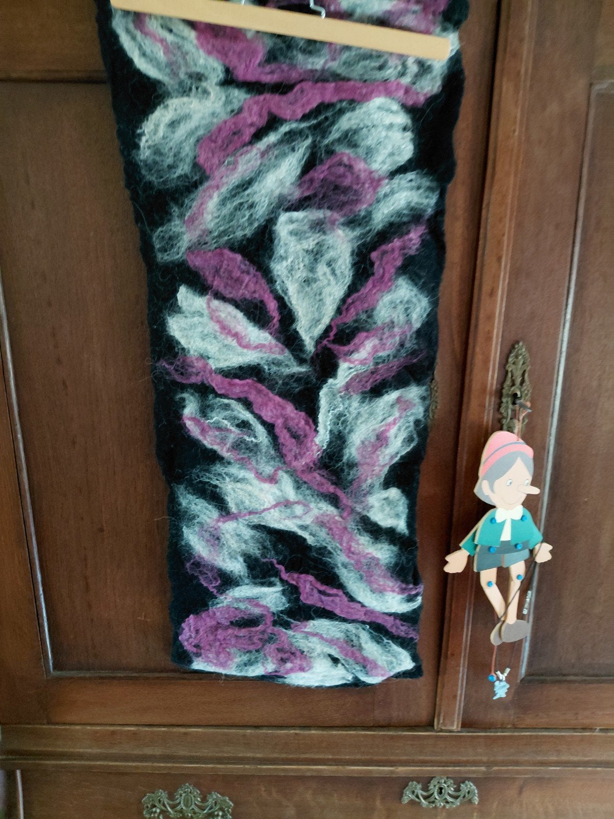 Nieuw gevilte sjaal - 90x35 cm, Handgemaakt, Ophalen of Verzenden, Nieuw