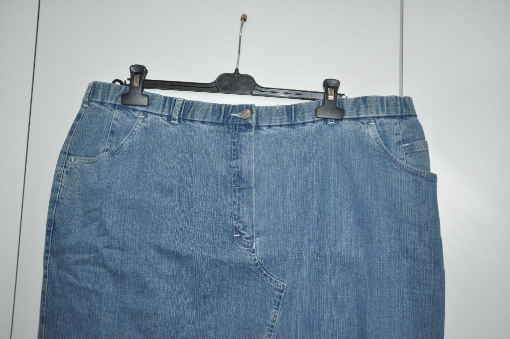 MZ50 Spijkerrok maat 52, Kleding | Dames, Grote Maten, Ophalen of Verzenden, Zo goed als nieuw, Blauw, Rok
