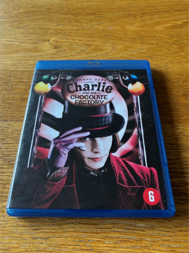 Blu-ray Charlie and the Choclate Factory - Johnny Depp, Cd's en Dvd's, Ophalen of Verzenden, Gebruikt, Avontuur