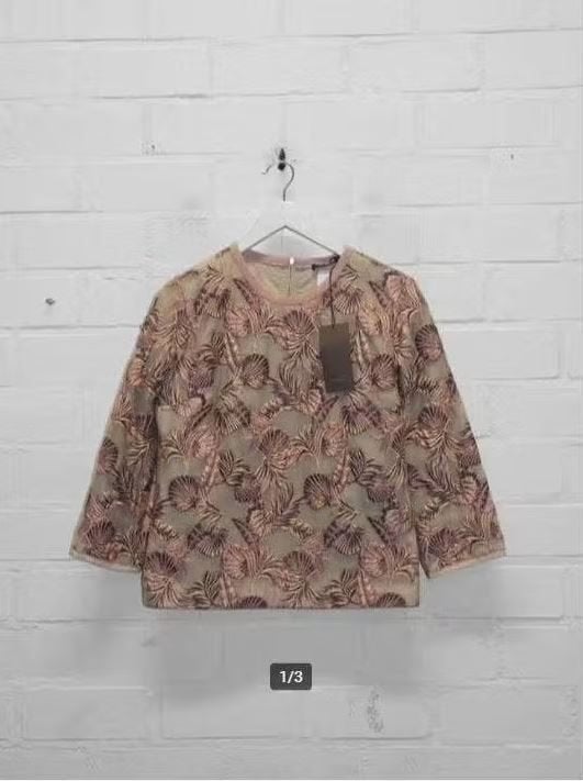Odeeh - Prachtige top luxe stof maat 36 - Nieuw €599, Odeeh, Verzenden, Beige, Nieuw