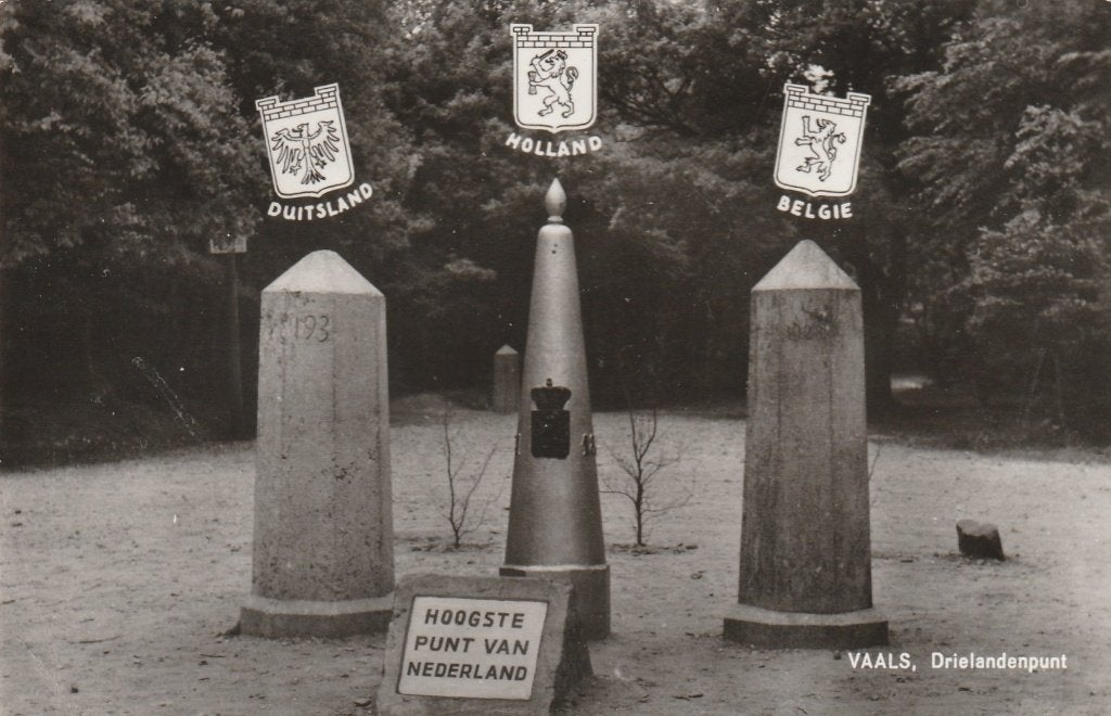 VAALS Drielandenpunt met Wapens, Verzenden, 1960 tot 1980, Ongelopen, Limburg